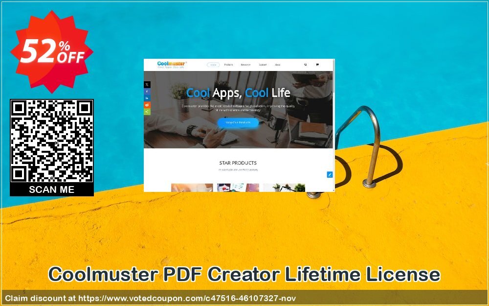 Coolmuster PDF Creator - Lifetime Plan, 1 PC  Coupon Code Nov 2024, 52% OFF - VotedCoupon