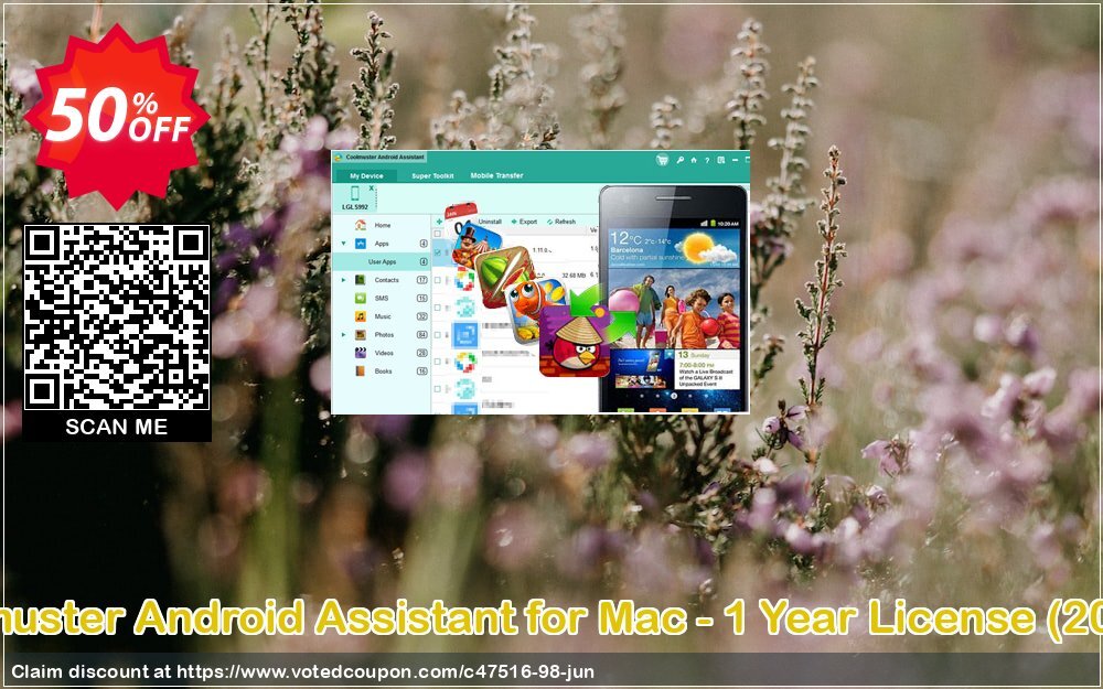Coolmuster Android Assistant for MAC - Yearly Plan, 20 PCs  Coupon Code Jun 2024, 50% OFF - VotedCoupon