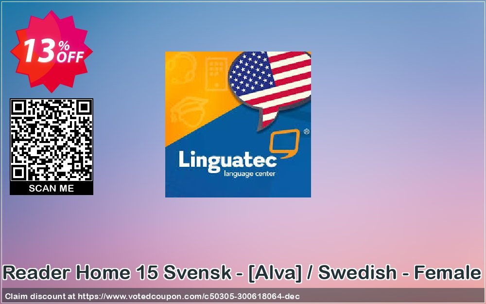 Voice Reader Home 15 Svensk - /Alva/ / Swedish - Female /Alva/ Coupon Code Jun 2024, 13% OFF - VotedCoupon