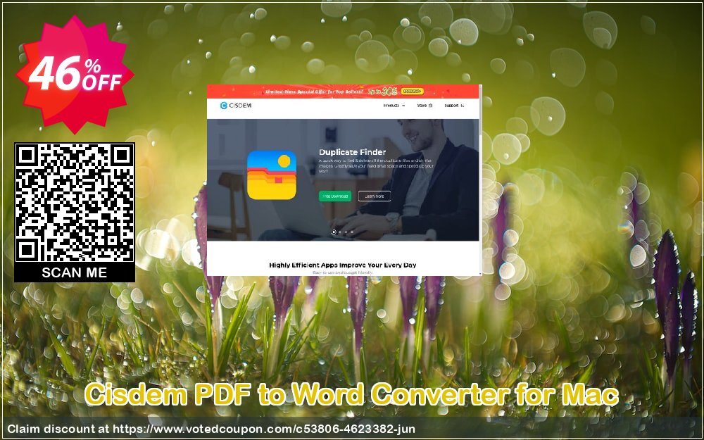 Cisdem PDF to Word Converter for MAC Coupon, discount Cisdem PDFtoWordConverter for Mac - Single License super offer code 2024. Promotion: super offer code of Cisdem PDFtoWordConverter for Mac - Single License 2024