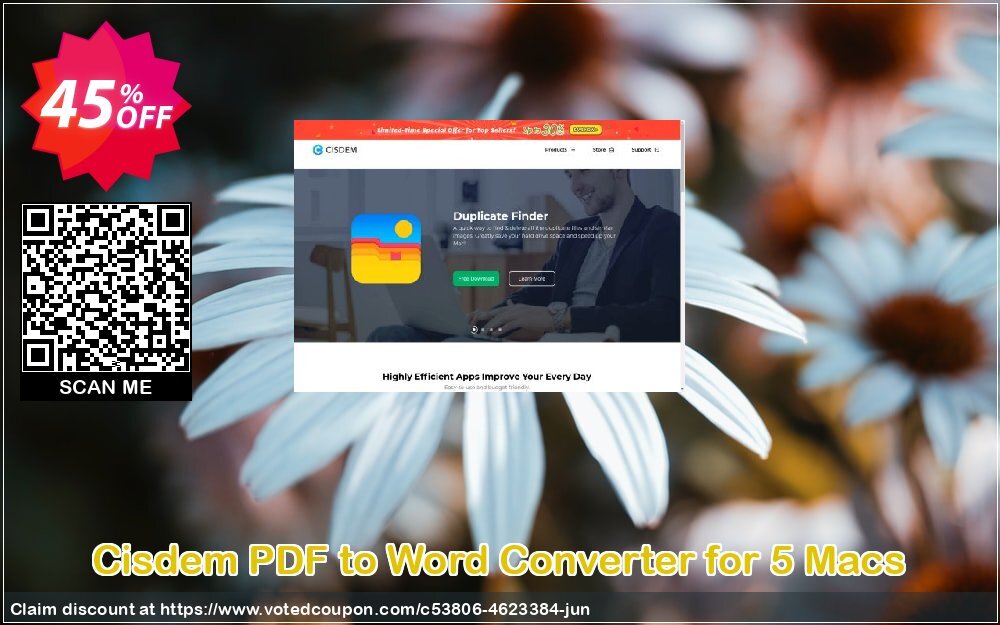 Cisdem PDF to Word Converter for 5 MACs Coupon, discount Cisdem PDFtoWordConverter for Mac - License for 5 Macs big promo code 2024. Promotion: big promo code of Cisdem PDFtoWordConverter for Mac - License for 5 Macs 2024