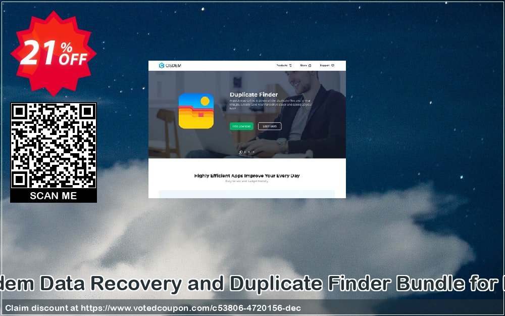 Cisdem Data Recovery and Duplicate Finder Bundle for MAC Coupon Code Jun 2024, 21% OFF - VotedCoupon