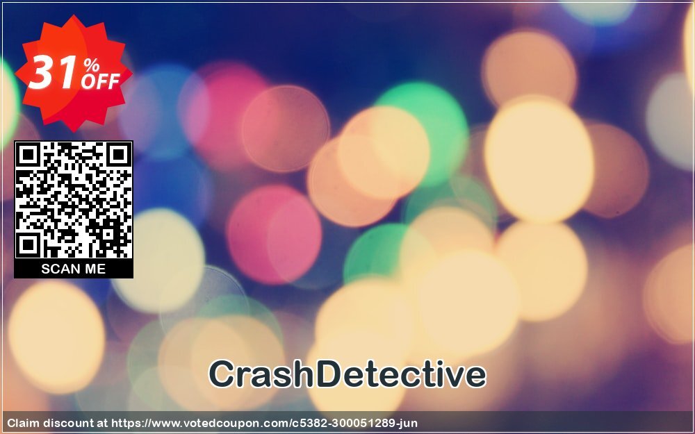 CrashDetective Coupon, discount 30% OFF CrashDetective, verified. Promotion: Awesome promo code of CrashDetective, tested & approved