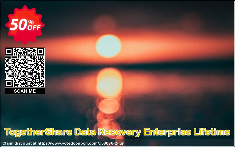 TogetherShare Data Recovery Enterprise Lifetime Coupon, discount 70% OFF TogetherShare Data Recovery Enterprise Lifetime, verified. Promotion: Amazing promo code of TogetherShare Data Recovery Enterprise Lifetime, tested & approved