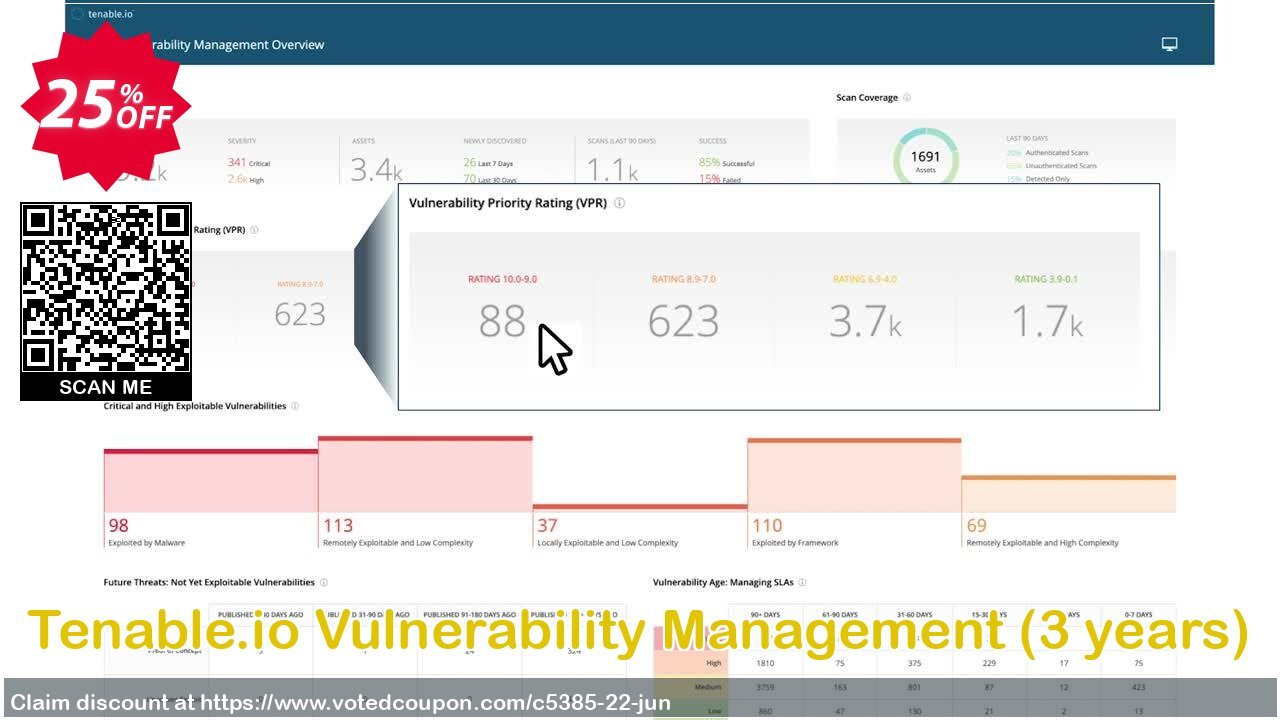 Tenable.io Vulnerability Management, 3 years  Coupon, discount 5% OFF Tenable.io Vulnerability Management (3 years), verified. Promotion: Stunning sales code of Tenable.io Vulnerability Management (3 years), tested & approved