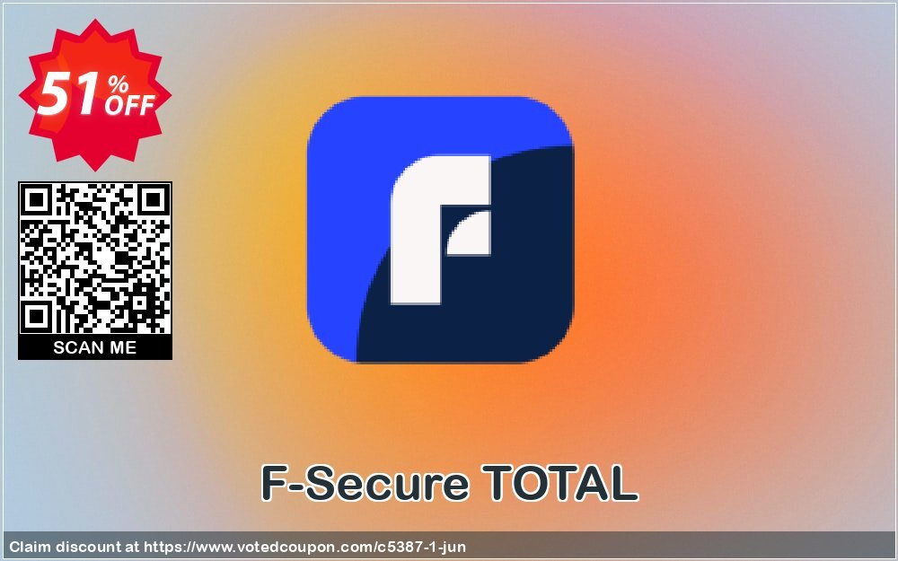 F-Secure TOTAL Coupon, discount 50% OFF F-Secure TOTAL, verified. Promotion: Imposing offer code of F-Secure TOTAL, tested & approved