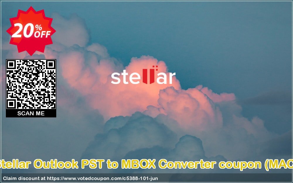 Stellar Outlook PST to MBOX Converter coupon, MAC  Coupon, discount Stellar Converter for PST - Mac [1 Year Subscription] stirring discounts code 2024. Promotion: NVC Exclusive Coupon