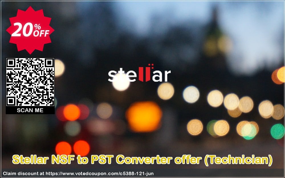 Stellar NSF to PST Converter offer, Technician  Coupon Code Jun 2024, 20% OFF - VotedCoupon