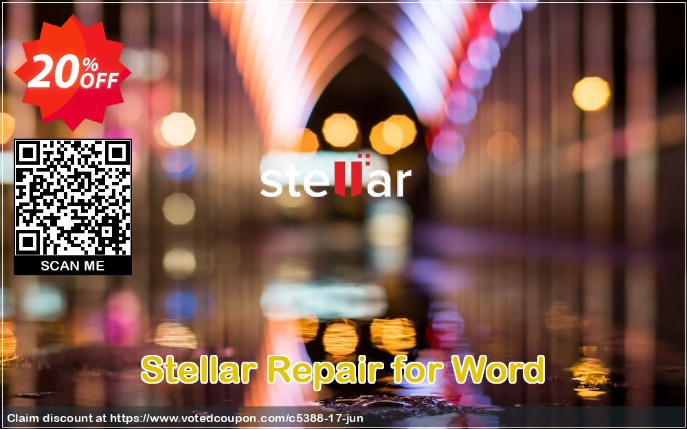 Stellar Repair for Word Coupon, discount Stellar Repair for Word [1 Year Subscription] marvelous promo code 2024. Promotion: NVC Exclusive Coupon
