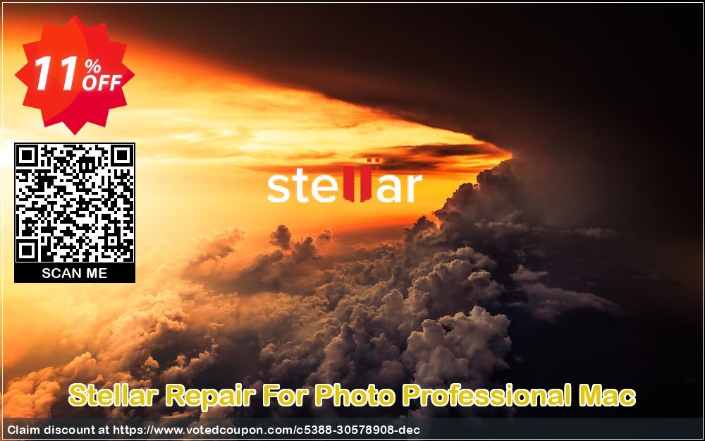 Stellar Repair For Photo Professional MAC Coupon, discount Stellar Repair For Photo Professional Mac Staggering promo code 2024. Promotion: Staggering promo code of Stellar Repair For Photo Professional Mac 2024