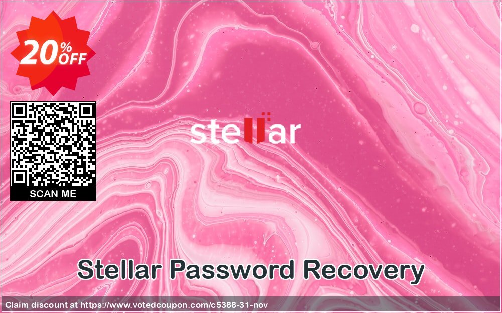 Stellar Password Recovery Coupon, discount Stellar Password Recovery stunning discount code 2024. Promotion: NVC Exclusive Coupon