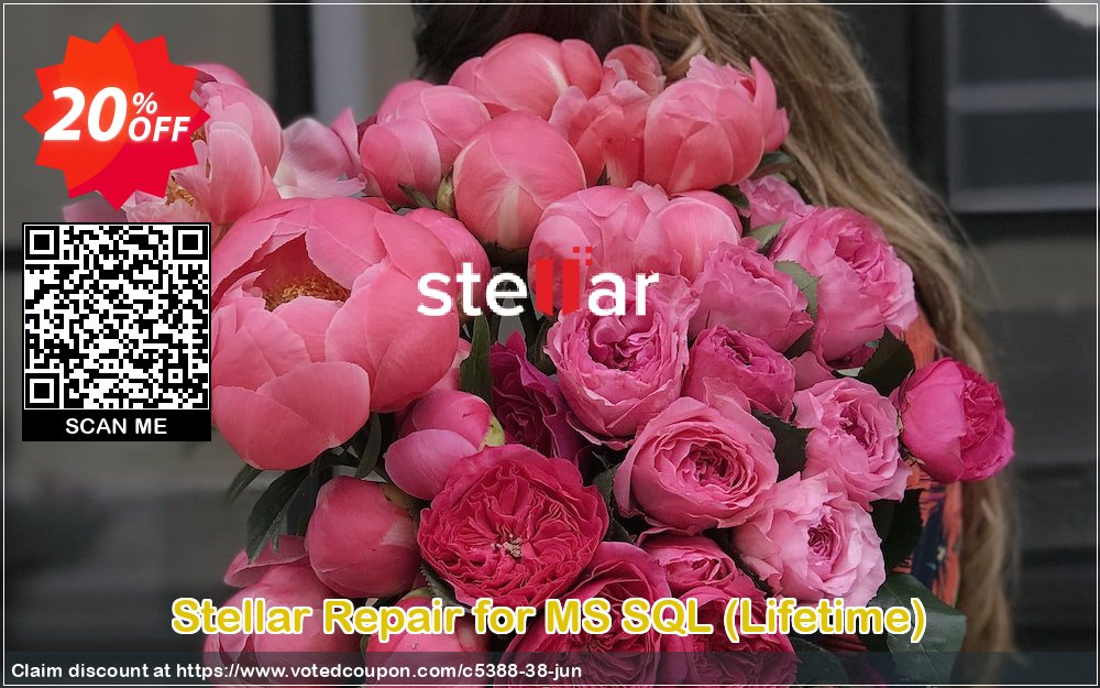 Stellar Repair for MS SQL, Lifetime  Coupon, discount Stellar Repair for MS SQL dreaded discount code 2024. Promotion: NVC Exclusive Coupon