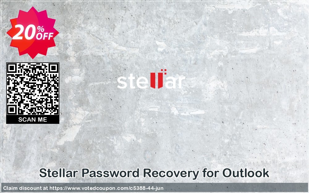Stellar Password Recovery for Outlook Coupon, discount Stellar Password Recovery for Outlook [1 Year Subscription] staggering promo code 2024. Promotion: NVC Exclusive Coupon