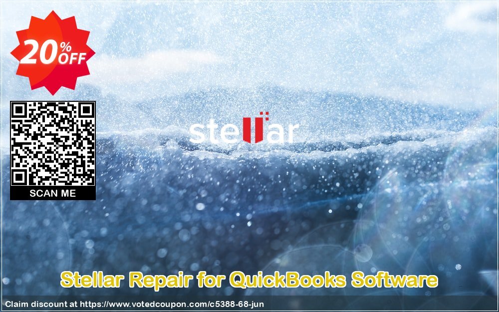 Stellar Repair for QuickBooks Software Coupon, discount 20% OFF Stellar Repair for QuickBooks Software, verified. Promotion: Stirring discount code of Stellar Repair for QuickBooks Software, tested & approved