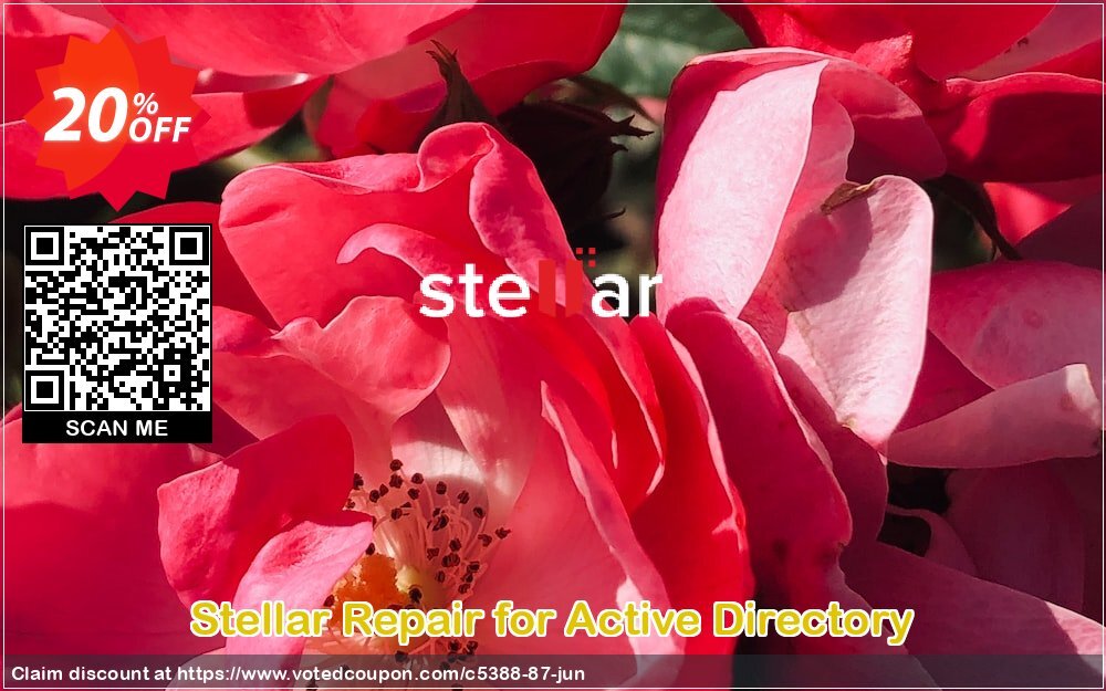 Stellar Repair for Active Directory Coupon, discount 20% OFF Stellar Repair for Active Directory, verified. Promotion: Stirring discount code of Stellar Repair for Active Directory, tested & approved