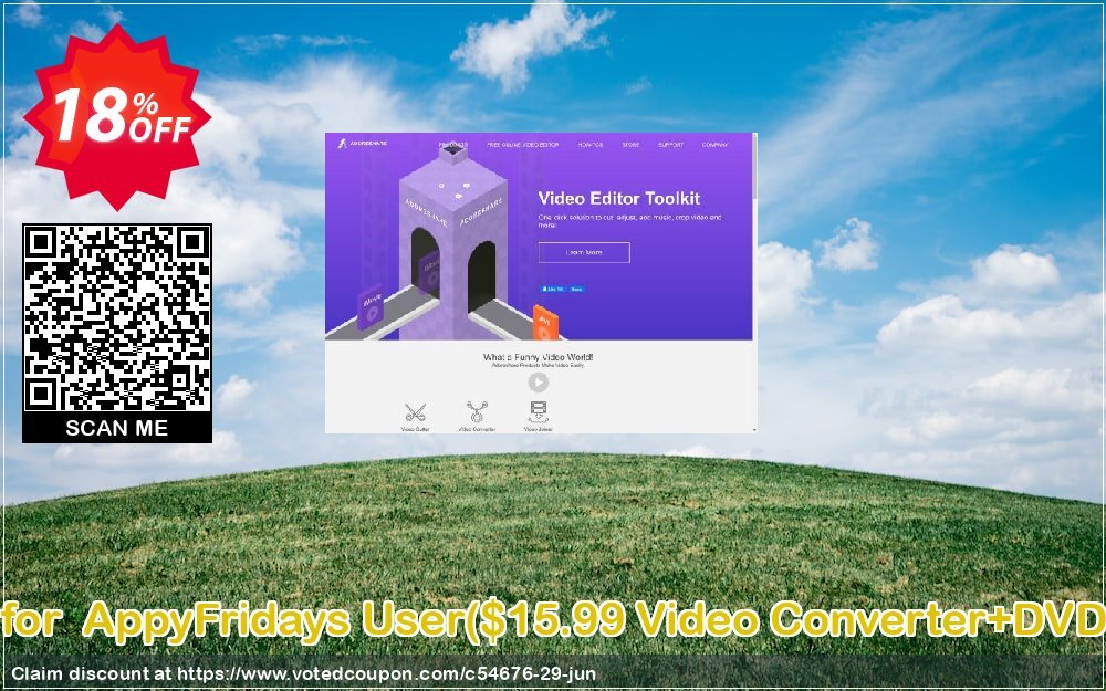 Discount Bundle for  AppyFridays User, $15.99 Video Converter+DVD Creator for MAC  Coupon, discount Adoreshare offer 54676. Promotion: Adoreshare coupon code 54676