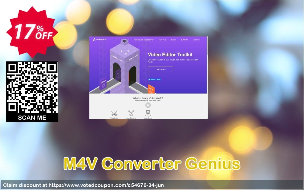 M4V Converter Genius Coupon, discount Adoreshare offer 54676. Promotion: Adoreshare coupon code 54676
