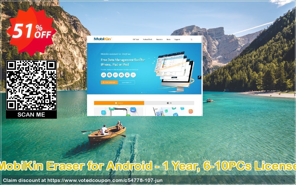 MobiKin Eraser for Android - Yearly, 6-10PCs Plan Coupon Code Jun 2024, 51% OFF - VotedCoupon