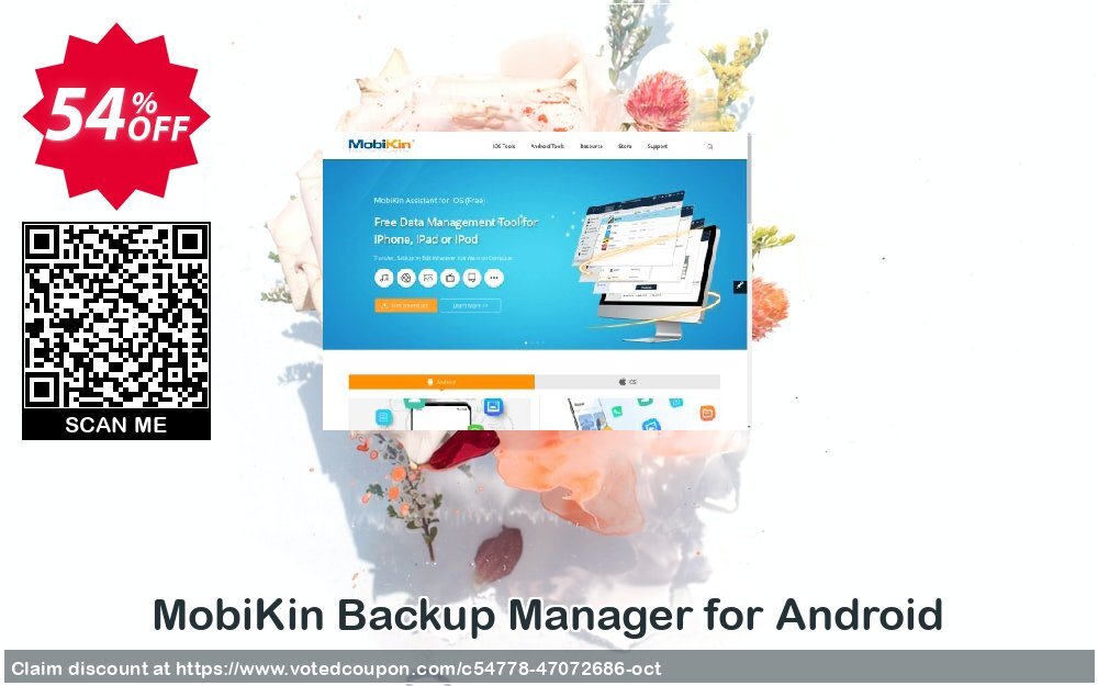 MobiKin Backup Manager for Android Coupon, discount MobiKin Backup Manager for Android - 1 Year, 1 PC License Exclusive promo code 2024. Promotion: Exclusive promo code of MobiKin Backup Manager for Android - 1 Year, 1 PC License 2024