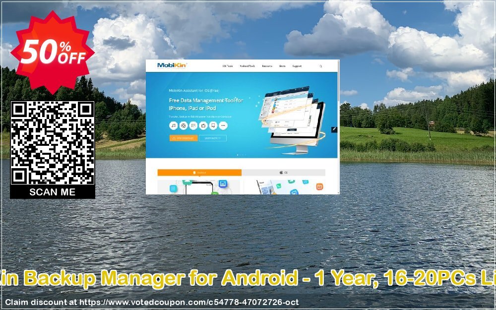 MobiKin Backup Manager for Android - Yearly, 16-20PCs Plan Coupon, discount MobiKin Backup Manager for Android - 1 Year, 16-20PCs License Amazing offer code 2024. Promotion: Amazing offer code of MobiKin Backup Manager for Android - 1 Year, 16-20PCs License 2024