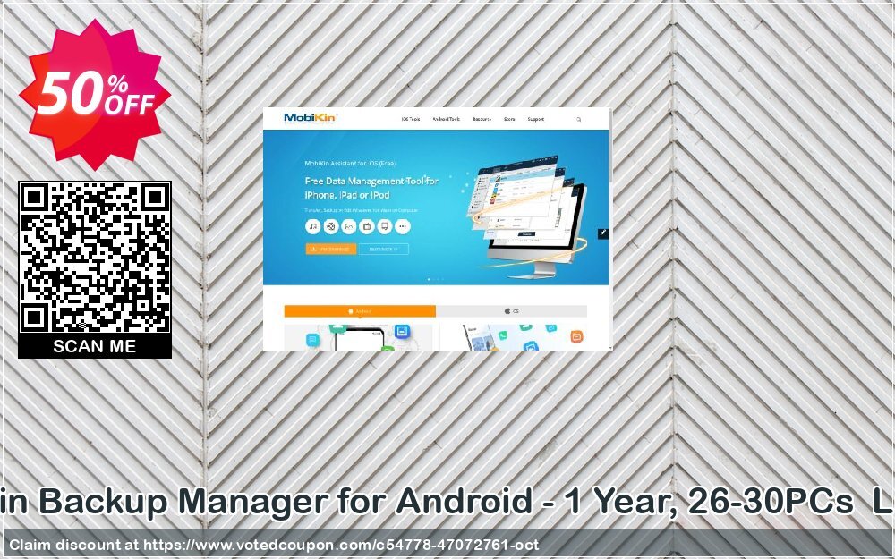 MobiKin Backup Manager for Android - Yearly, 26-30PCs  Plan Coupon, discount MobiKin Backup Manager for Android - 1 Year, 26-30PCs  License Imposing offer code 2024. Promotion: Imposing offer code of MobiKin Backup Manager for Android - 1 Year, 26-30PCs  License 2024