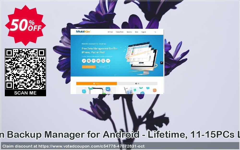 MobiKin Backup Manager for Android - Lifetime, 11-15PCs Plan Coupon Code Oct 2024, 50% OFF - VotedCoupon