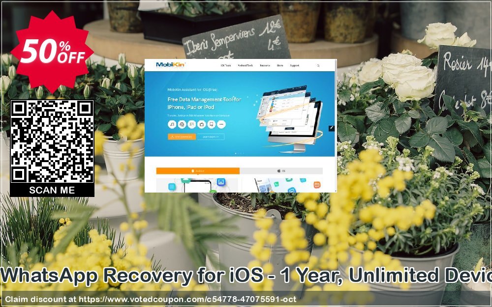 MobiKin WhatsApp Recovery for iOS - Yearly, Unlimited Devices, 1 PC Coupon, discount MobiKin WhatsApp Recovery for iOS - 1 Year, Unlimited Devices, 1 PC Stirring promo code 2024. Promotion: Stirring promo code of MobiKin WhatsApp Recovery for iOS - 1 Year, Unlimited Devices, 1 PC 2024