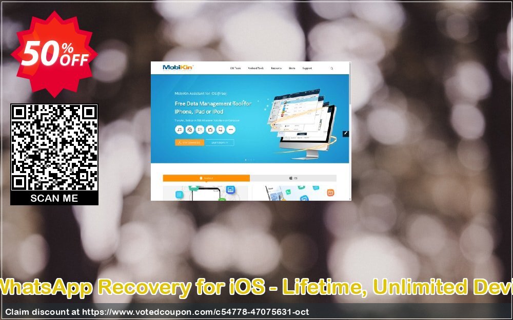 MobiKin WhatsApp Recovery for iOS - Lifetime, Unlimited Devices, 1 PC Coupon, discount MobiKin WhatsApp Recovery for iOS - Lifetime, Unlimited Devices, 1 PC Awesome offer code 2024. Promotion: Awesome offer code of MobiKin WhatsApp Recovery for iOS - Lifetime, Unlimited Devices, 1 PC 2024