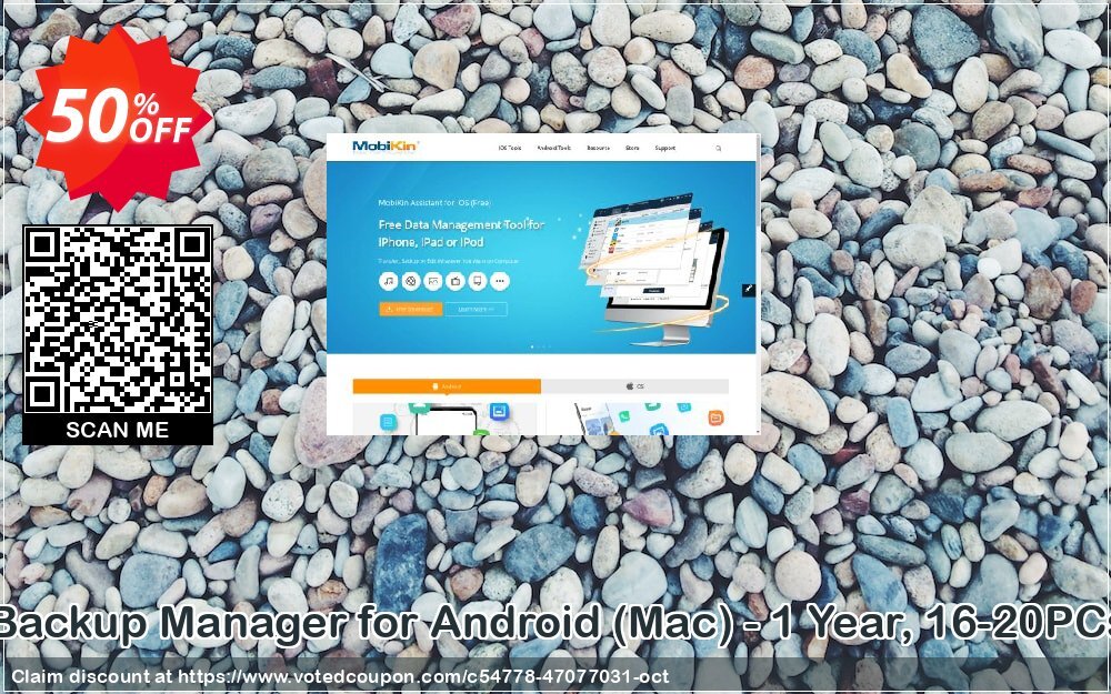 MobiKin Backup Manager for Android, MAC - Yearly, 16-20PCs Plan Coupon Code Oct 2024, 50% OFF - VotedCoupon