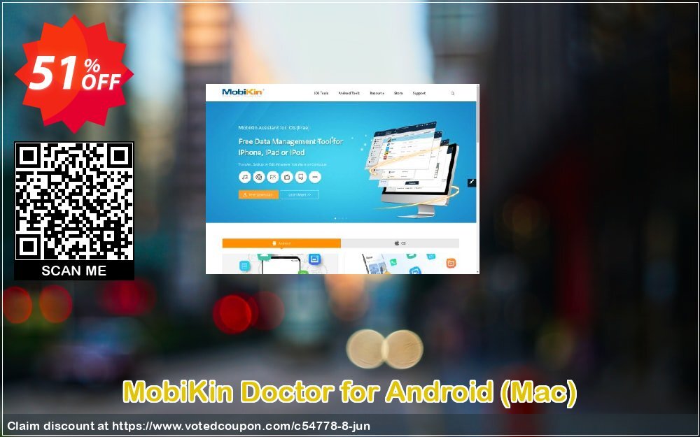 MobiKin Doctor for Android, MAC  Coupon, discount 50% OFF. Promotion: 