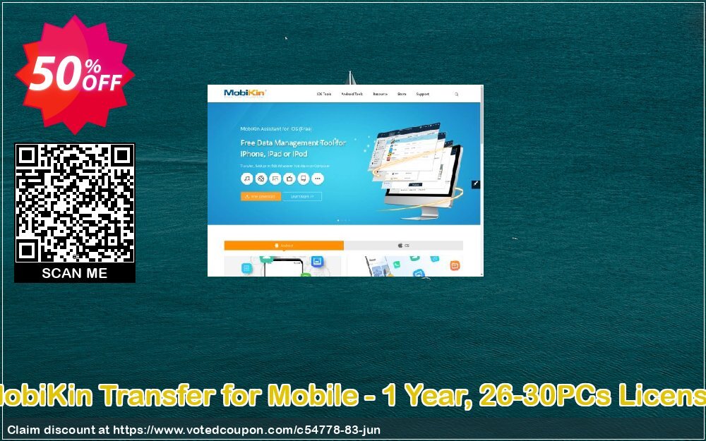 MobiKin Transfer for Mobile - Yearly, 26-30PCs Plan Coupon Code Jun 2024, 50% OFF - VotedCoupon