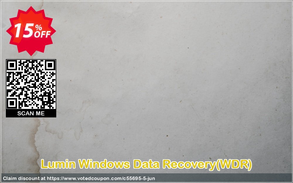 Lumin WINDOWS Data Recovery, WDR  Coupon, discount Lumin coupon (55695). Promotion: Lumin software promotion code