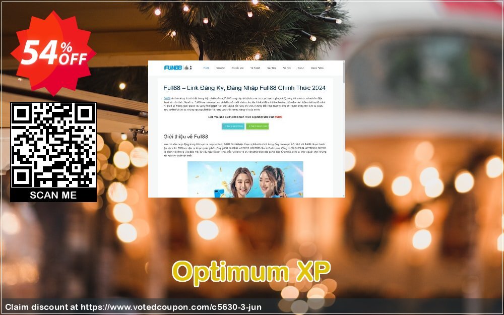 Optimum XP Coupon, discount Half Off 2. Promotion: For affiliates