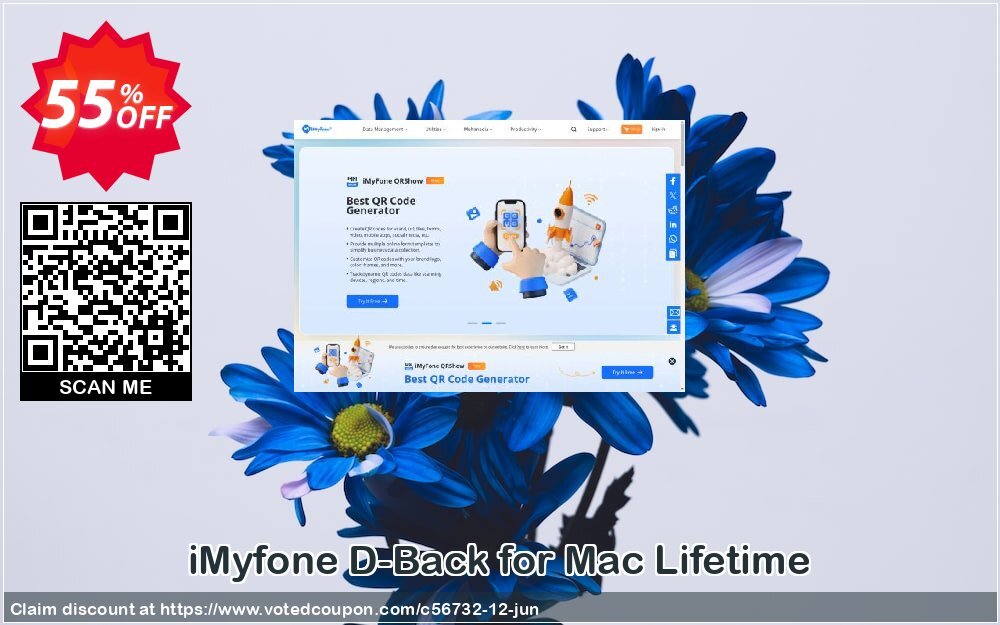 iMyfone D-Back for MAC Lifetime Coupon, discount iMyfone discount (56732). Promotion: iMyfone promo code