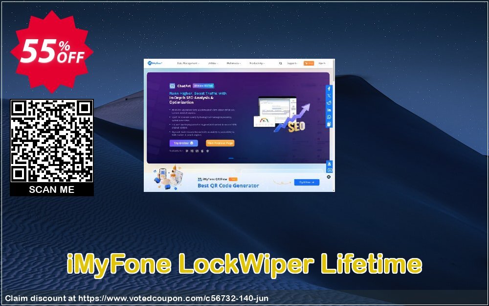 iMyFone LockWiper Lifetime Coupon, discount iMyfone discount (56732). Promotion: iMyfone promo code
