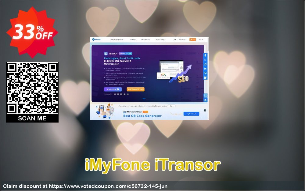 iMyFone iTransor Coupon, discount iMyfone discount (56732). Promotion: iMyfone promo code