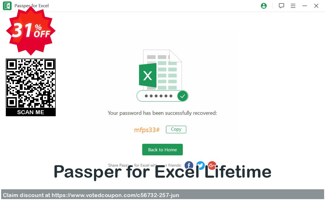 Passper for Excel Lifetime