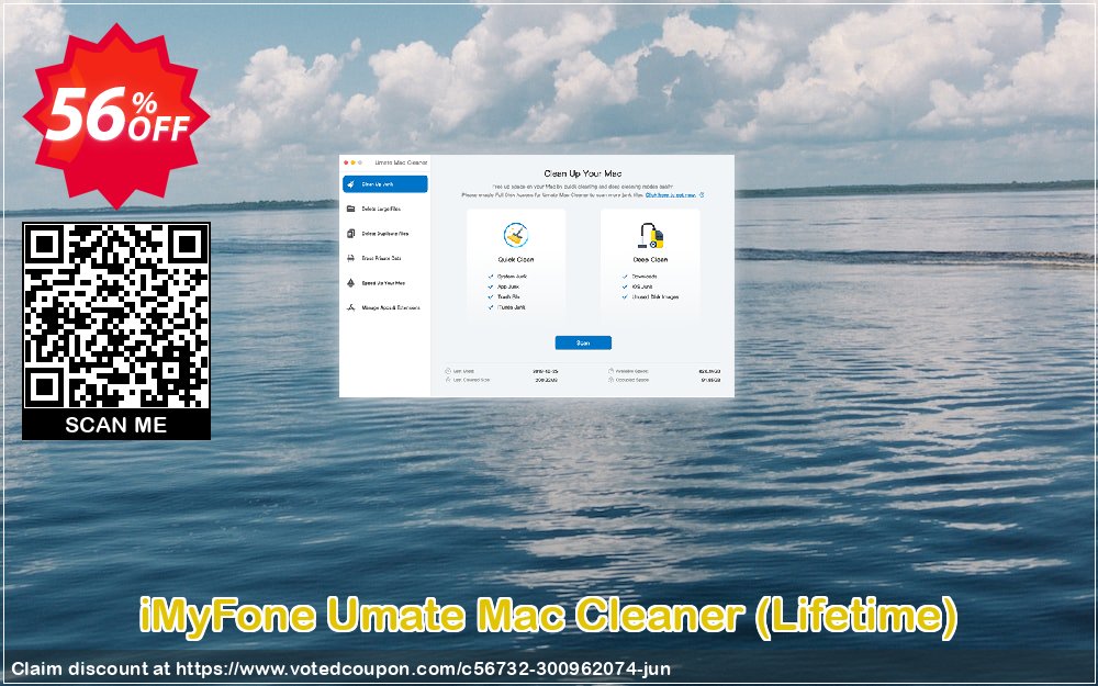 iMyFone Umate MAC Cleaner, Lifetime 