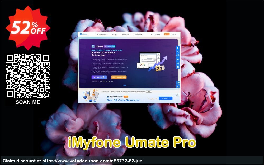 iMyfone Umate Pro Coupon, discount iMyfone Umate Basic $14.975 . Promotion: 