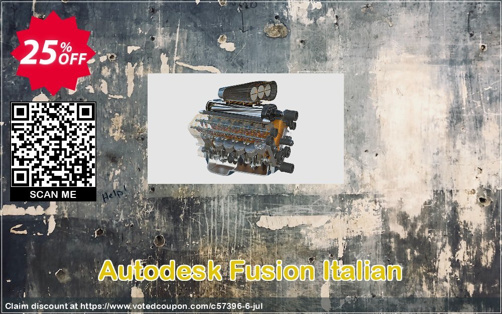 Autodesk Fusion Italian Coupon, discount 25% di sconto su Fusion. Promotion: Excellent deals code of Autodesk Fusion, tested & approved