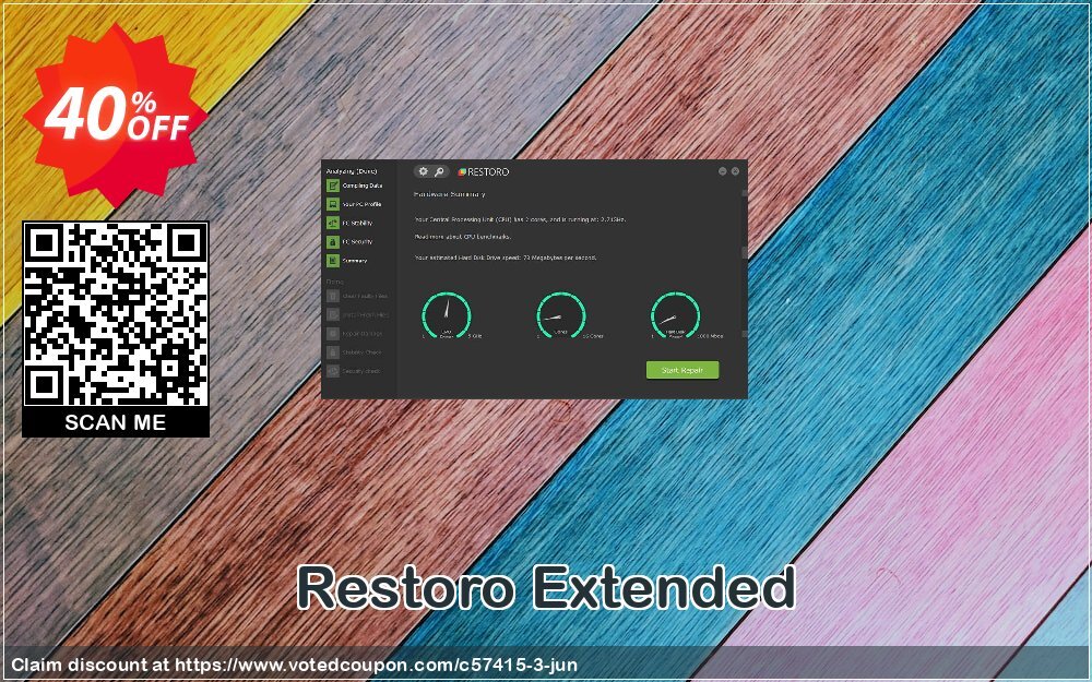 Restoro Extended Coupon, discount 40% OFF Restoro Extended, verified. Promotion: Impressive promotions code of Restoro Extended, tested & approved