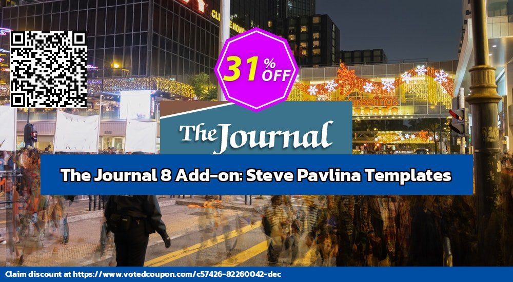 The Journal 8 Add-on: Steve Pavlina Templates