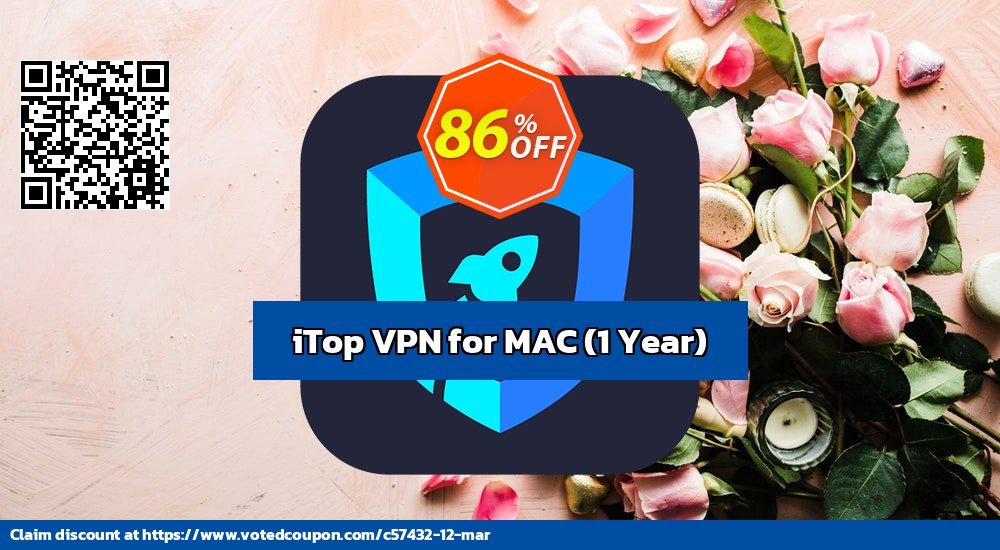 iTop VPN for MAC, Yearly  voted-on promotion codes