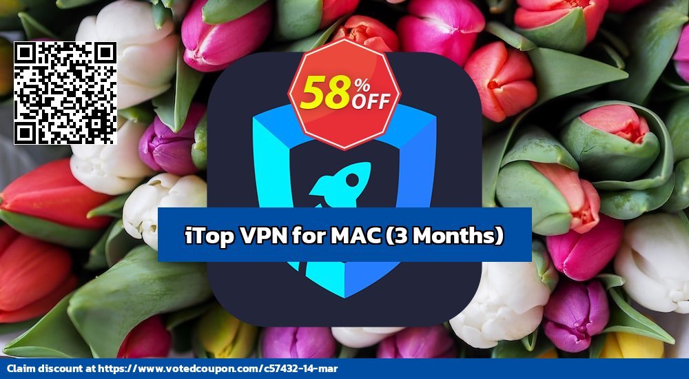 iTop VPN for MAC, 3 Months  voted-on promotion codes