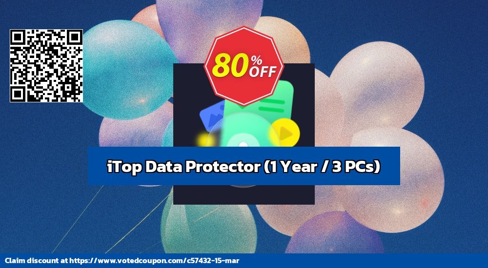 iTop Data Protector, Yearly / 3 PCs  voted-on promotion codes