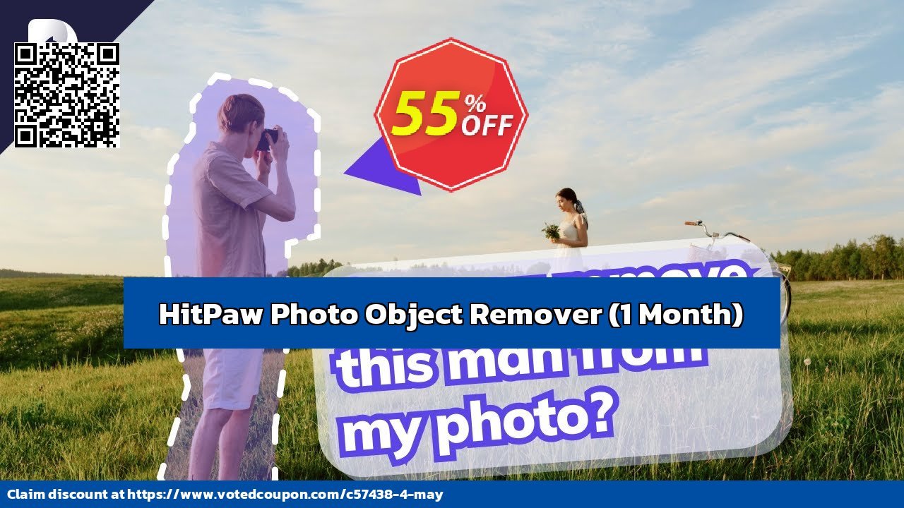 HitPaw Photo Object Remover, Monthly  Coupon, discount 55% OFF HitPaw Photo Object Remover (1 Month), verified. Promotion: Impressive deals code of HitPaw Photo Object Remover (1 Month), tested & approved
