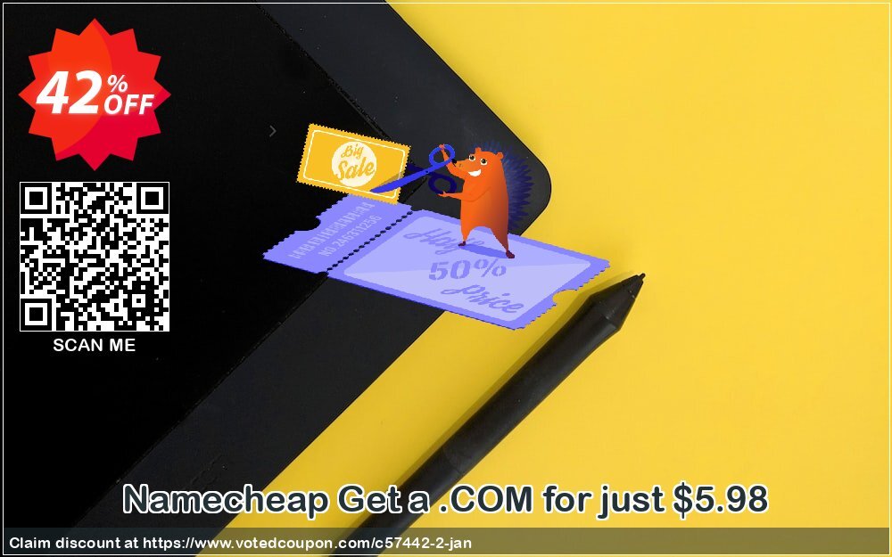 Namecheap Get a .COM for just $5.98 Coupon Code Jun 2024, 42% OFF - VotedCoupon