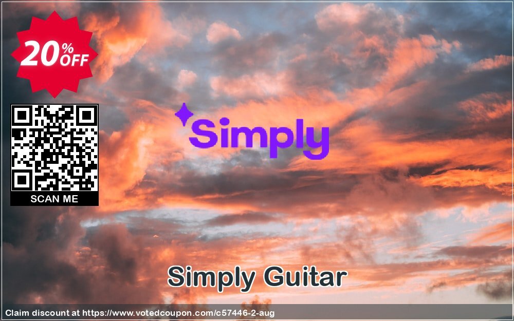 Simply Guitar Coupon, discount 20% OFF Simply Guitar, verified. Promotion: Awful offer code of Simply Guitar, tested & approved