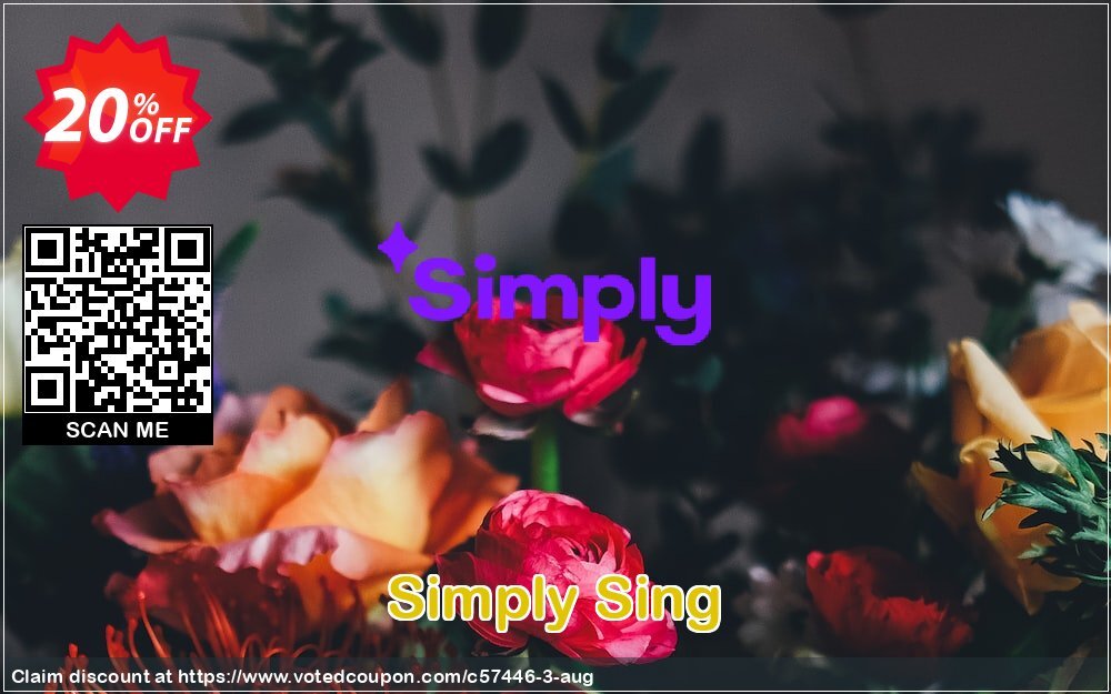 Simply Sing Coupon Code Sep 2024, 20% OFF - VotedCoupon