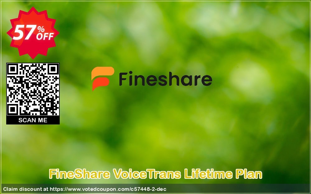 FineShare VoiceTrans Lifetime Plan Coupon Code Dec 2024, 57% OFF - VotedCoupon